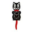 thumbnail image 2 of Black Cat Wagging Tail Wall Clock – Cute Cartoon Cat Quartz Clock with Swinging Tail for Kids’ Room, Bedroom, Playroom, Silent Timekeeping, Fun Home Decor Gift(Please Bring 2 AA Batteries), 2 of 6
