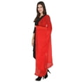 thumbnail image 2 of Dupatta Bazaar Woman's Red Chiffon Dupatta, 2 of 4