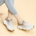 thumbnail image 6 of XIMIN Women's Platform Chunky Fashion Sneakers Slip on Walking Stylish Lightweight Classic Casual Sneaker with White Sole and Stylish Accents​, 6 of 6