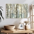 thumbnail image 3 of Elephant Stock Birch Wood Meadow Wall Art - Horizontal Canvas Wall Art - Living Room Wall Decor - Abstract Canvas - Beige And White Decor By Susan Jill - 24" x 16", 3 of 8