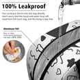 thumbnail image 5 of Womens Black and White Halloween Doodle Pattern Lunch Box for Work,Insulated Lunch Bag for Women,Loncheras Para Mujer,Leakproof Adult Lunch Bag for Work,Beach,Travel,Picnic,Camping, 5 of 7