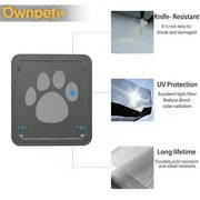Ownpets Lockable Pet Screen Door for Windows with Magnetic Closure, 12 x 14