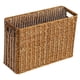 thumbnail image 1 of Cesta de almacenamiento tejida de PP, organizador alto y delgado, mueble de almacenamiento decorativo para Café oscuro, 1 of 9