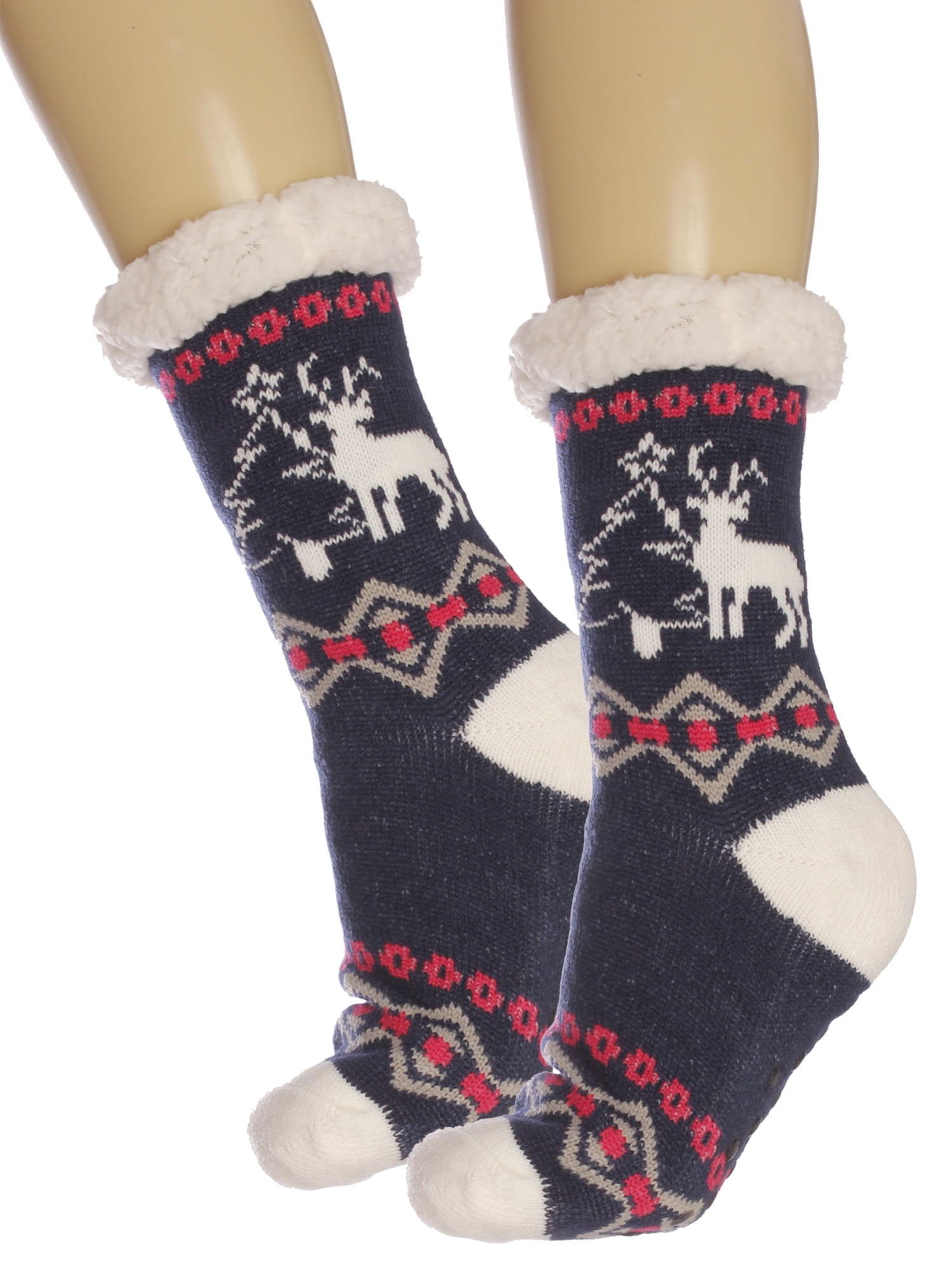 Emmalise Women's SherpaLined Winter Cozy Thermal Socks, One Size