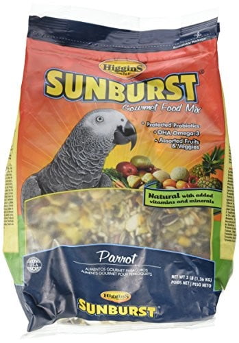 higgins sunburst parrot food 25 lbs