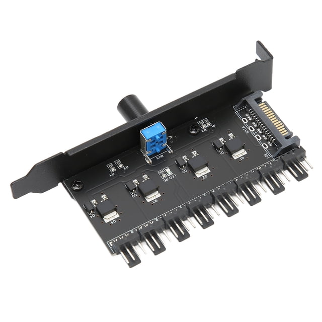 Stable Precise 8 Channels Fan Speed Controller for Computer CPU Chassis