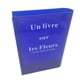 thumbnail image 2 of Jarrón de flores con forma de libro, jarrón de mesa, decoración del hogar, centro de mesa individual, decorativo Azul, 2 of 7