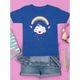 thumbnail image 3 of Cloud And A Rainbow T-Shirt Juniors -Image by Shutterstock,  Small, 3 of 4