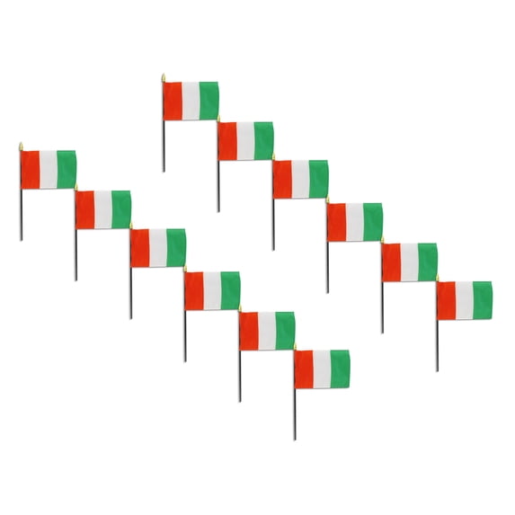 Cote d Ivoire 4in x 6in Stick Flag - 12 PK