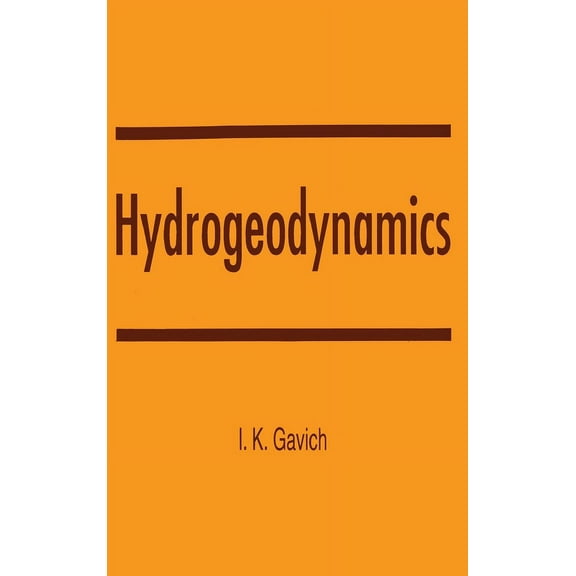Hydrogeodynamics, (Hardcover)
