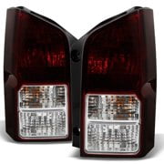 AKKON - Fits Pathfinder SUV Dark Red Tail Lights Brake Lamp Driver Left + Passenger Right Replacement Pair
