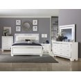 thumbnail image 4 of Topline Home Furnishings Commode blanche glamour, 4 of 4