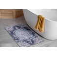 thumbnail image 3 of CAMILSON Machine Washable Rug, Distressed Vintage Area Rugs, Stain and Water Resistant, Traditional Bohemian Indoor Carpet (2x3, Navy Blue), 3 of 10