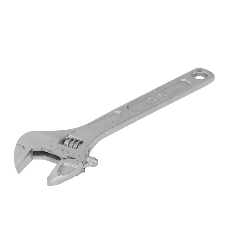 12-Inch Adjustable Wrench With Chrome Finish photo 6