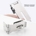 thumbnail image 3 of 1PCS Stainless Steel Padlock Hasp, Heavy Duty Security Door Clasp Hasp Lock Latch with Mounting Screws, Thickened Door Gate Bolt Lock for Gate Lock Padlock Shed Door Latch, 3 of 9