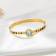 thumbnail image 5 of De gama alta de acero inoxidable pulsera de la mujer no se desvanece la moda de gama alta versátil ir al trabajo pulsera abierta, 5 of 7