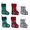 Black, variant on Christmas Black/Red/Green/White Buffalo Plaid Stockings,17 Inches Burlap Large Plaid Stockings ,Classic Christmas Stockings Decorations for Fireplace Hanging and Holiday Décor(Paw print,Snowflake)