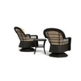 thumbnail image 4 of Tortuga Outdoor Biloxi 3 Piece Conversation Set w/ Aluminum Frame and Espresso Wicker, 4 of 8