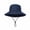Navy, variant on Men's Wide Brim Bucket Hat Foldable Adjustable Boonie Hat for Outdoor Hiking Fishing Beach Gardening