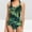 3-Green, variant on Dihao Womens Swimsuit Summer Hot Sales Plus Size Tankini 2 Piece Bikini Sets Women's Leaves Printed Sling Swimwear Tank Tops with Shorts 2 PC Bathing Suit Swimming Suit Strappy Swimdress