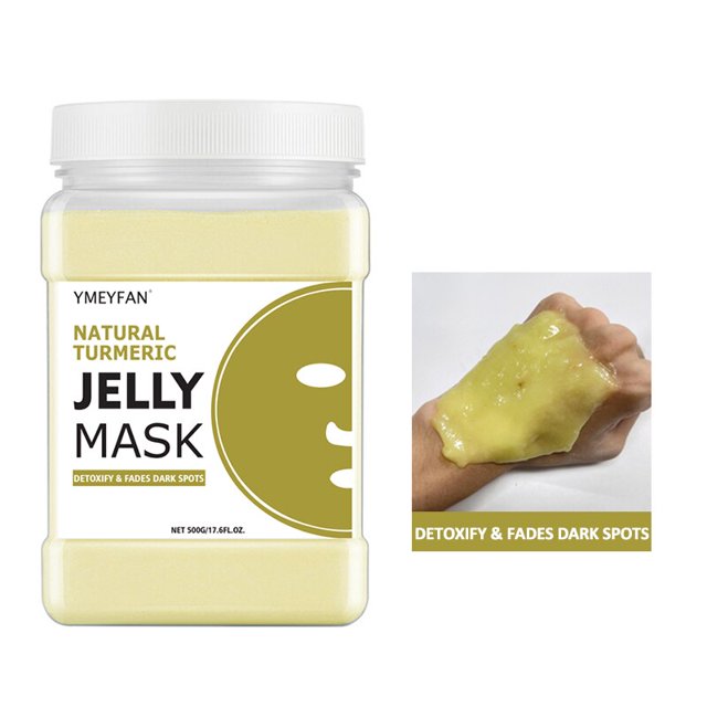 Mascarilla de gelatina en polvo para el cuidado de la piel, mascarillas faciales de hidrogelatina con ácido hialurónico, colágeno, hidratante, limpieza reafirmante, 500GMéxico Gao Jinjia LED
