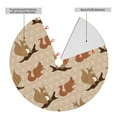 thumbnail image 2 of Sikiie Squirrel nut backgrounds 30-48 inches {designName} Print Christmas Tree Skirt Snowman Xmas Tree Skirt with Edge Christmas Decorations for Holiday Party-36", 2 of 7