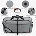 thumbnail image 4 of Bolsa de viaje Urtala 80L impermeable y resistente a la rotura, gris, 4 of 7