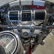GoHawk RD8 Gen.2 Waterproof Bluetooth Motorcycle Stereo Speakers 7/8-1.25 in. Handlebar Mount MP3 Music Player Audio Amplifier System Scooter Bike ATV, AUX in, USB, FM Radio
