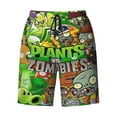 thumbnail image 5 of Plants Vs Zombies Men's Swim Trunks Quick Dry Board Shorts Bathing Suit Swimsuits Beach Shorts, 5 of 8