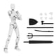 thumbnail image 1 of 13 Figura de acción de robot Figura de acción impresa en 3D Juguete móvil mecánico de cuerpo completo, 1 of 8