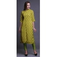 thumbnail image 2 of Bimba Printed Button Down Straight Tunic Dresses For Women Kurti Small, 2 of 6