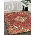 thumbnail image 3 of Ahgly Company Machine Washable Indoor Rectangle Traditional Sunrise Orange Area Rugs, 3' x 5', 3 of 7