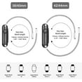 thumbnail image 4 of LEIXIUER Magnetic Loop Band for Apple Watch Bands 44mm 45mm 40mm 41mm 49mm 42mm Accessorie Milanese Loop Metal Bracelet iWatch Series Ultra 4 3 5 SE 6 7 8, 4 of 7