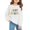 8-White, variant on Arlun Girls 1st Grade Sweatshirt Back to School Outfit First Grade Letter Print Oversized Crew Neck Pullover First Day of School Graphic Soft Comfy Long Sleeve Fall Tops 160