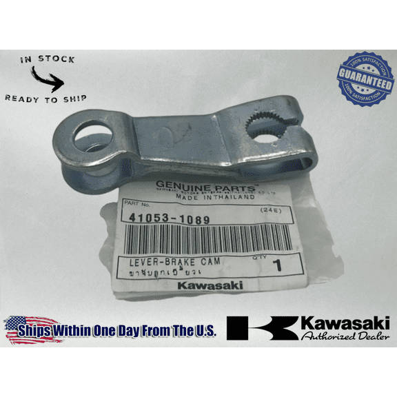 Kawasaki Genuine OEM Authentic Cam Brake Lever 41053-1089 1