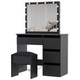 thumbnail image 6 of Vanity Desk, Makeup Vanity Desk , Makeup Table, Light Mirror and Power Outlet, 6 of 7