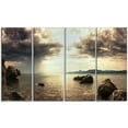thumbnail image 2 of Rocky Seashore under Clouds Panorama, 2 of 3