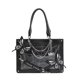 thumbnail image 1 of Bolso de mano con diseño de mariposa y laberinto de viento oscuro, bolso de mano con diseño de mariposa y laberinto, bolso de mano con diseño de niña que sostiene un bolso cruzado, 1 of 6
