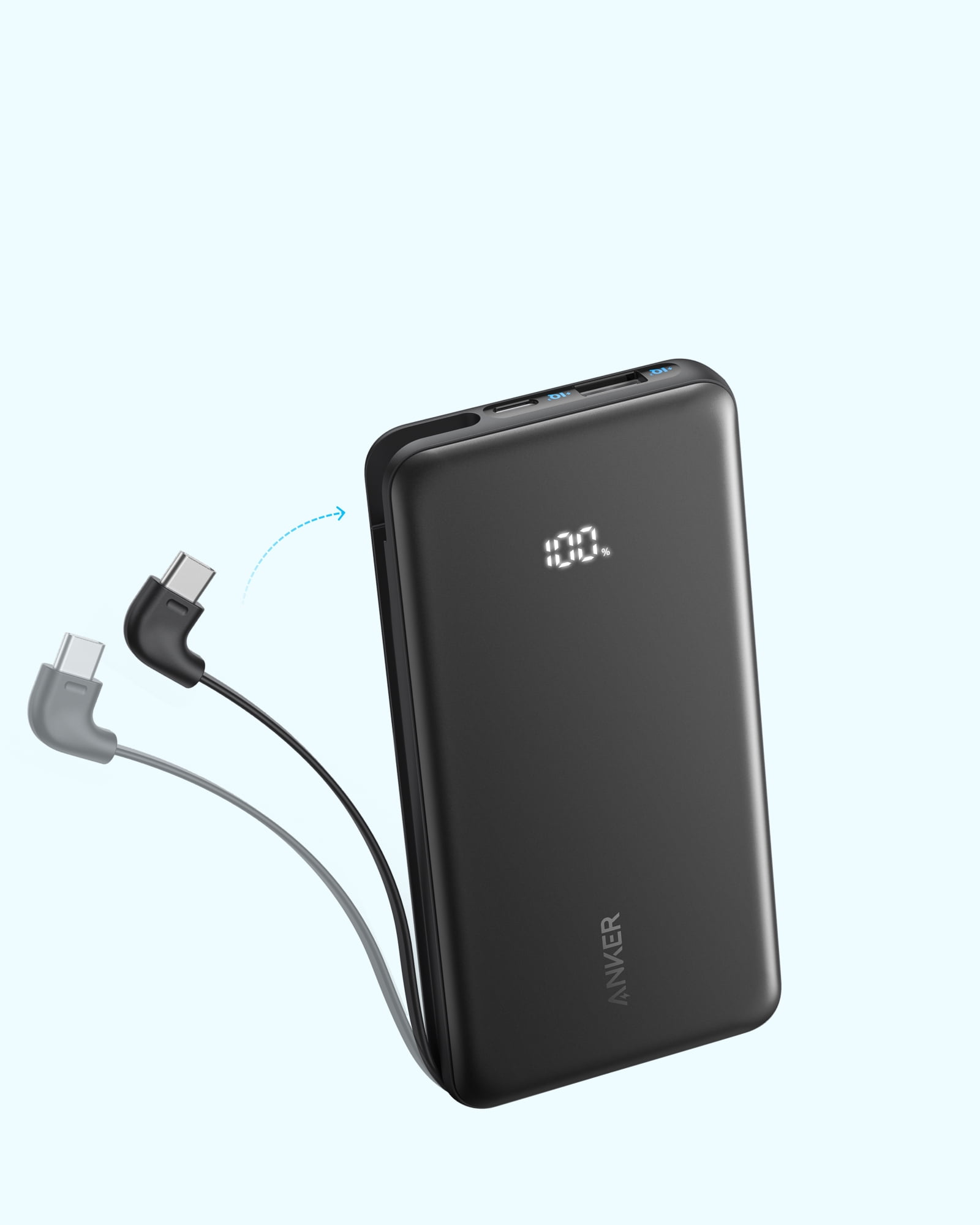 ANKER ZOLO POWER BANK (10K, 22.5W, BUILT-IN USB-C CABLE) - Walmart.ca