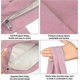 thumbnail image 3 of CHAO Bolso de mano de pana con cremallera, bolso de hombro, bolso de mano para mujer, bolso de compras de gran capacidad con bolsillo interior, 3 of 5