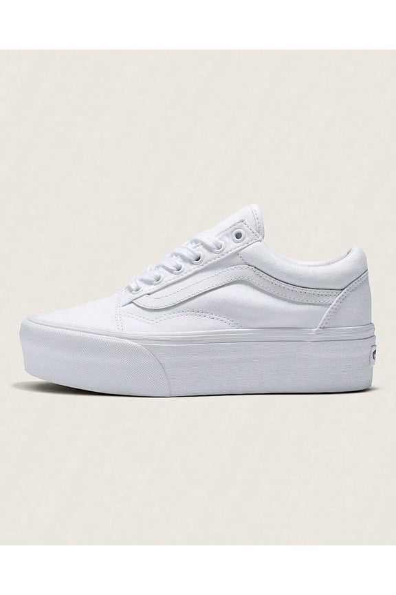 Old Skool Stackform Women's Shoes True White SIZE 9