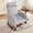 Gray, variant on Someet Nursery Rocking Chair with Footrest,Lambswool Material Rocker Armchair with High Backrest and Pillow for Bedroom Living Room,White