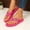 01-Hot Pink, variant on Wide Sandals,Women's Summer Embroidered Flip Flop Sandals Thick Sole Beach Thong Slippers,Hot Pink,37