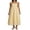 Yellow, variant on Gupgi Women Striped Sleeveless Dress Swing Midi Dresses Spaghetti Strap Back Cutout Flowy Long Sundress
