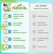 Organic Liquid Vitamin C Drops Supplement