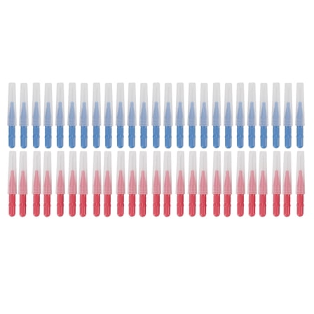 Pack Of 50 Pieces Interdental Brushes for Braces, Cleanser Interdental Brush for Cleaning, Toothpick Dental Tooth Flossing Head Oral Dental Hygiene Flosser Teeth Gum Braces Tooth Cleaning Tool