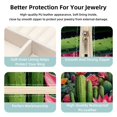 thumbnail image 3 of Cactus Portable Square Jewelry Box for Rings Earrings Necklaces Bracelets Girls Women Travel Organizer Decorative Display, 3 of 6