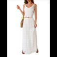 thumbnail image 2 of Conjunto de 2 Piezas para Mujer, Estilo Casual, con Falda Larga y Tirantes para Salir A la Playa. Albaricoque L, 2 of 7