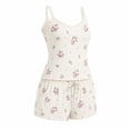 thumbnail image 4 of Set Pijama George para Mujer, sin Manga Hueso Talla M 2 piezas, 4 of 4