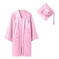 thumbnail image 4 of Graduation Kindergarten Cap Gown Set with Tassel Shiny Zipper Unisex Graduation Gown with Pockets Graduation Outfit Kids Graduation Dress for Toddlers and Children 2-13 Years, 4 of 5